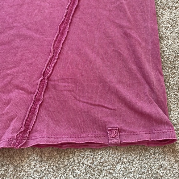 We the Free by Free People Dani Tee, Fuschia Fantastic, sz M - Picture 6 of 15